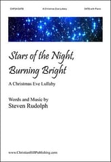 Stars of the Night, Burning bright SATB choral sheet music cover
